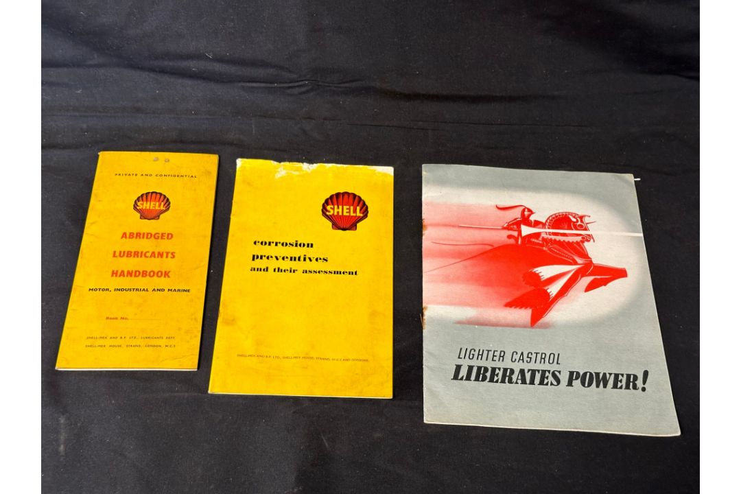 A Wakefield Castrol promotional leaflet, a Shell Lubricants handbook and a Shell corrosion - Image 1 of 5