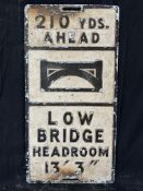 A 210 Yds Ahead Low Bridge Headroom 13'3