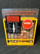 An NGK Spark Plugs garage dispensing wall hanging/counter top display cabinet. You'll never know how