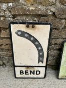 A 'Hartsgreen, Enville and Kimber' cast iron double sided directional road sign with original fixing