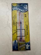 ASpeedwell Oils thermometer (French), a rare survivor, 2 1/2 x 7