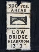 A 300 Yds Ahead Low Bridge Headroom 13' 3