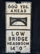 A 660 Yds Ahead Low Bridge Headroom 14' 0