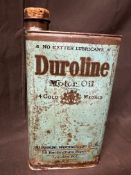 An early Duroline Motor Oil 4 Gold Medals 