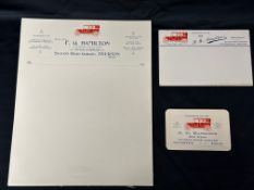 A selection of garage stationery for F.G. Hamilton of Station Road Garage, Tiverton, Devon