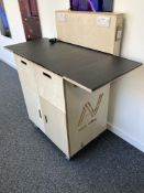 Mobile Workstation with Power Connection & In-Built Sockets