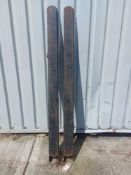 (2)1.9m Forklift Extension Arms