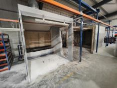 PB Meal Finishing Systems powder coating line to include: