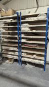 (2) Bays of grey light duty racking