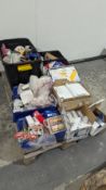 Pallet of various electrical components as lotted