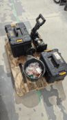 Pallet of various plumbing components as lotted