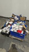 Pallet of various electrical components as lotted