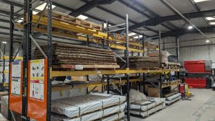 (14) Bays of Link 51M grey/yellow boltless pallet racking
