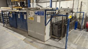 PB Metal Finishing Systems dip tank line with Cantilever overhead gantry and hoist