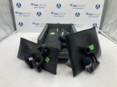 (10) Sennheiser e905 Drum Mics, Holders & Cases