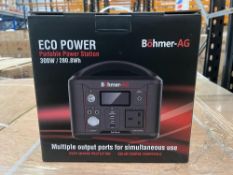 (30) boxes of 2 units BOHMER-AG ECO-POWER 300w portable power station.