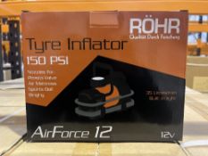 (24) boxes of 8 units ROHR Airforce 12 12v tyre inflator