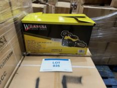 (4) boxes of 2 units Wilks USA petrol chainsaws