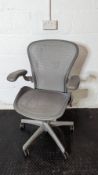 Herman Miller grey office chair