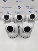 (5) Panasonic AW-UE100WE 4K NDI, SRT PTZ Cameras