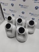 (5) Panasonic AW-UE100WE 4K NDI, SRT PTZ Cameras