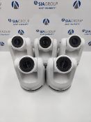 (5) Panasonic AW-UE100WE 4K NDI, SRT PTZ Cameras