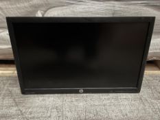 (2) HP ProDisplay P222va 21.5 Inch Monitor