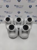 (5) Panasonic AW-UE100WE 4K NDI, SRT PTZ Cameras