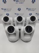 (5) Panasonic AW-UE100WE 4K NDI, SRT PTZ Cameras