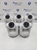 (5) Panasonic AW-UE100WE 4K NDI, SRT PTZ Cameras
