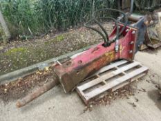 Abiljo 2X130 digger breaker attachment