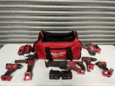 Milwaukee Tool Bag with contents to include: