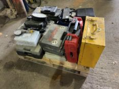 Pallet of various hand tools and equipment
