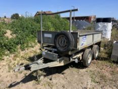 Ifor Williams twin axle tipping trailer