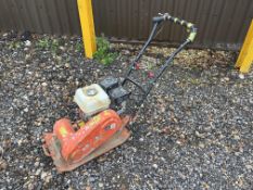 Wacker plate with Honda petrol engine