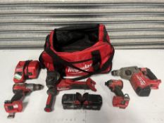 Milwaukee Tool Bag with contents to include: