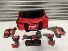 Milwaukee Tool Bag with contents to include: