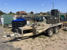 Ifor Williams twin axle plant trailer