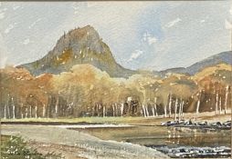 Framed and glazed watercolour signed John Stanton