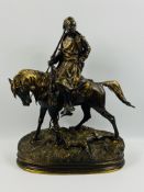After Pierre Jules Mene, bronze African Hunter No.2