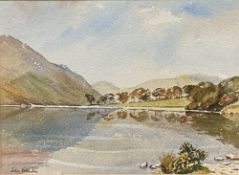 Framed and glazed watercolour signed John Stanton