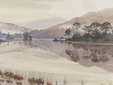 Framed and glazed watercolour signed John Stanton