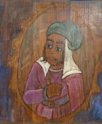 Painting on wood 