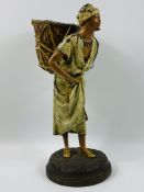 Cold painted spelter figure