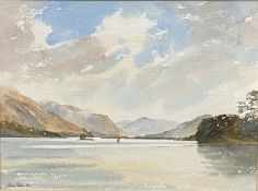 Framed and glazed watercolour signed John Stanton
