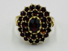 21ct gold and ruby ring