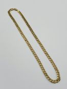 9ct gold curb link necklace