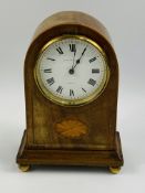 Edwardian mahogany timepiece