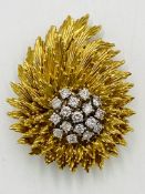 Tiffany & Co. 18ct gold and diamond brooch
