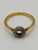 18ct gold ring